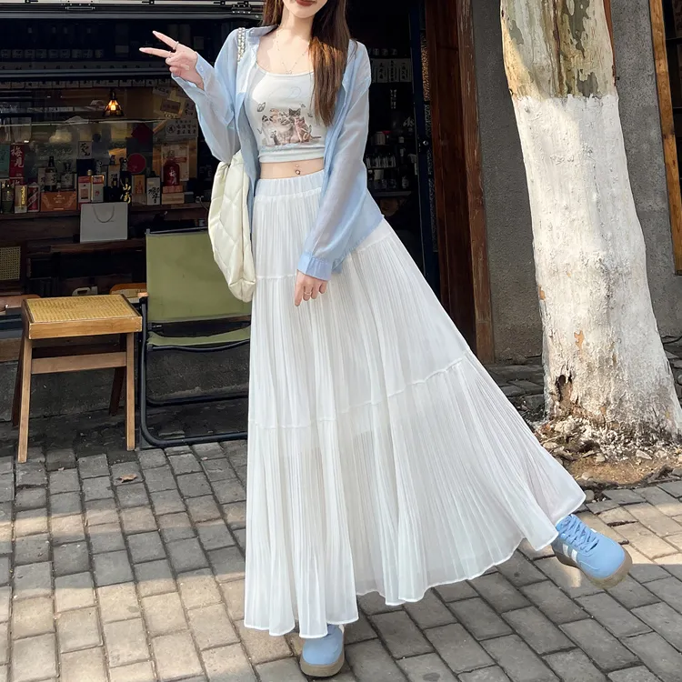 PAVEA Casual Long Skirts Women's-6