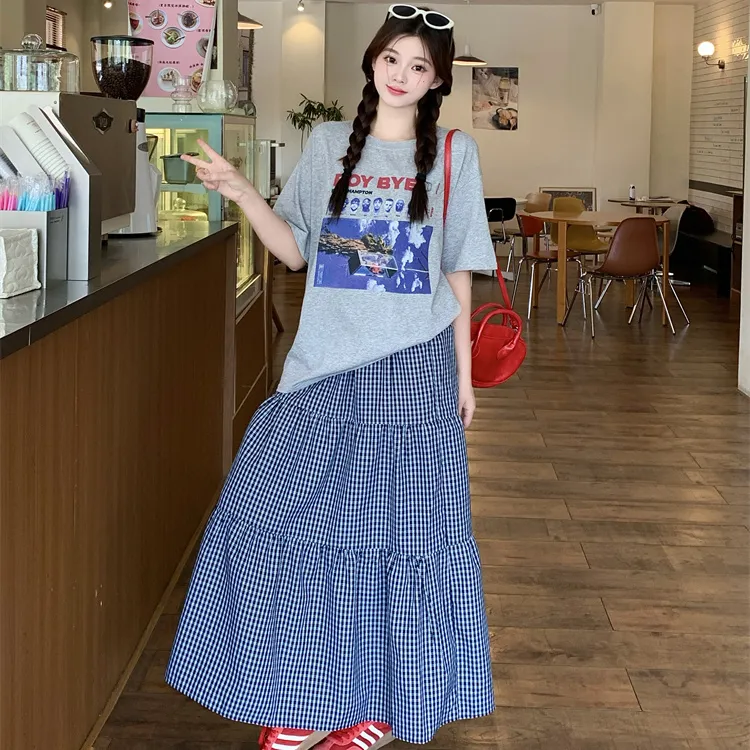PAVEA Two Piece Skirt Sets Women's-1