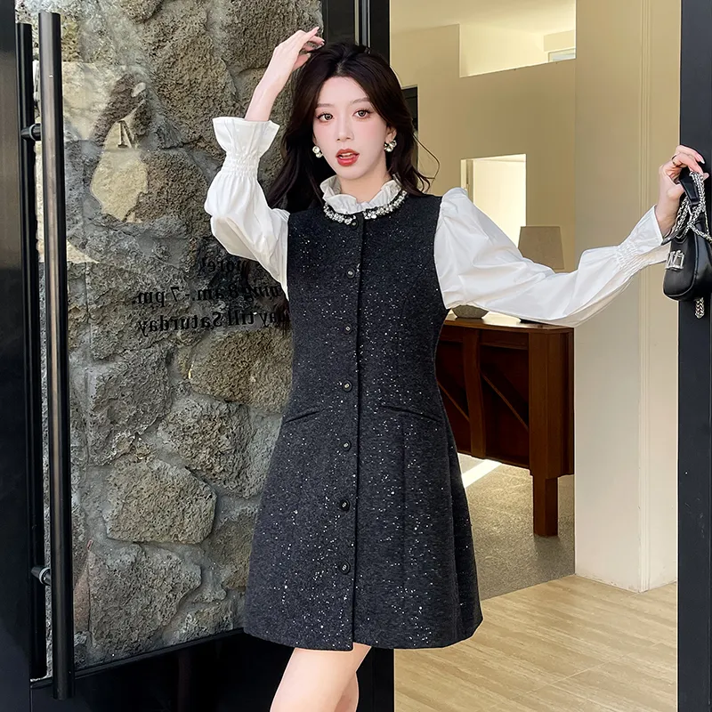 PAVEA Two Piece Skirt Sets Women's-1