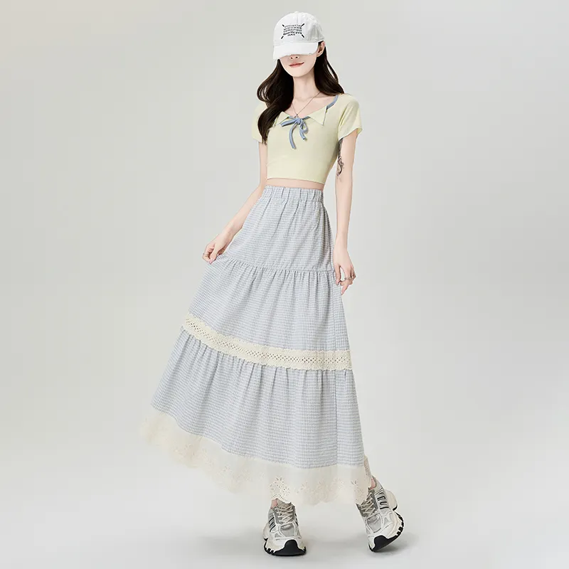 PAVEA Casual Long Skirt Women's-2