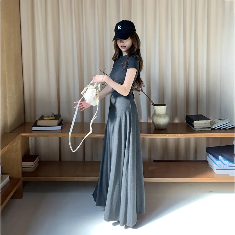PAVEA Two Piece Skirt Sets Women's-11