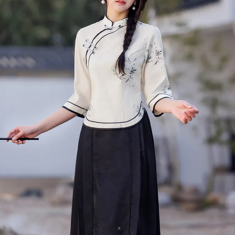 PAVEA Two Piece Skirt Sets Women's-3