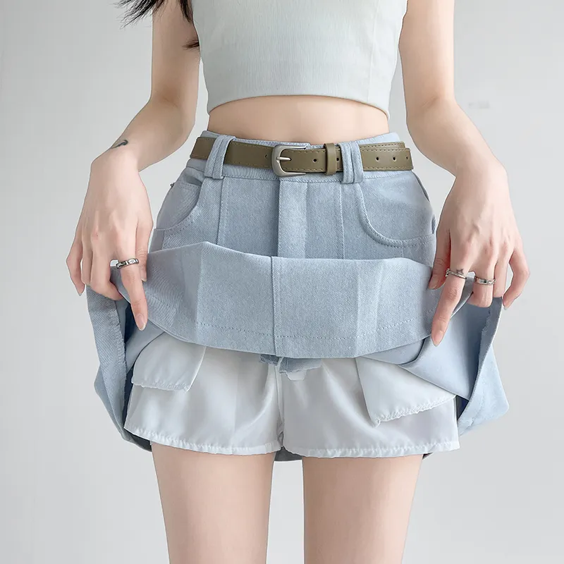 PAVEA Casual Short Skirts Women's-4