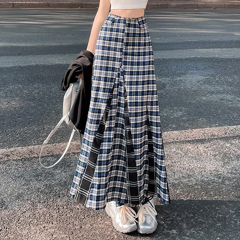 PAVEA Casual Long Skirt Women's Image Color+Hair Tie Included-3