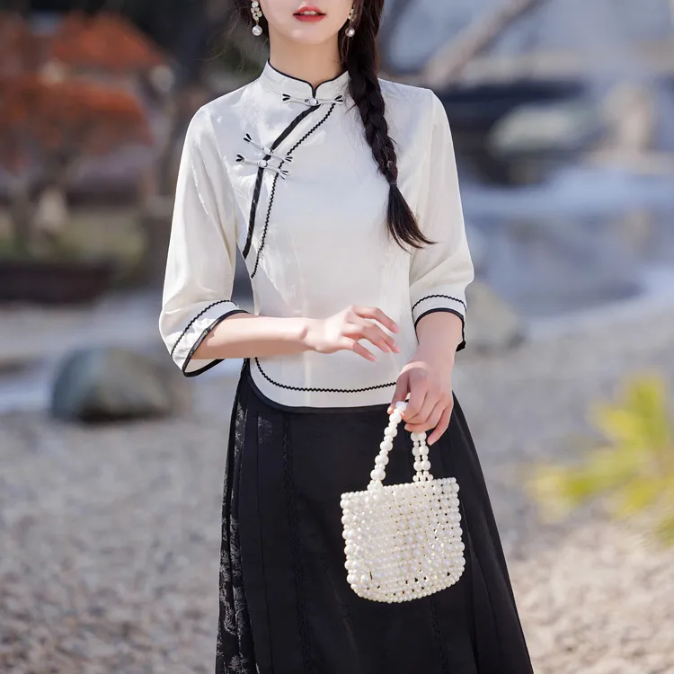 PAVEA Two Piece Skirt Sets Women's-2