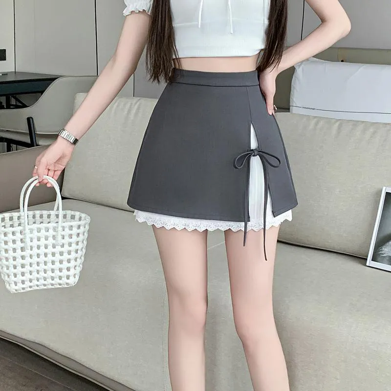 PAVEA Casual Short Skirts Women's-4