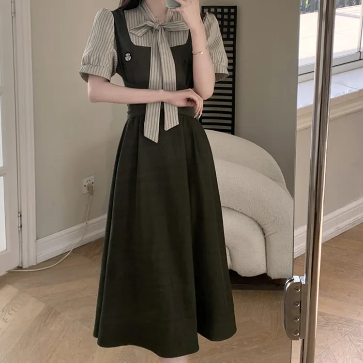 PAVEA Short Sleeved Dress Women's Jasper+Hair Tie Comes With-3