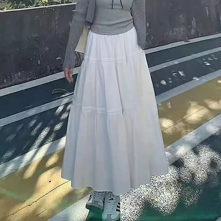 PAVEA Casual Long Skirt Women's-4