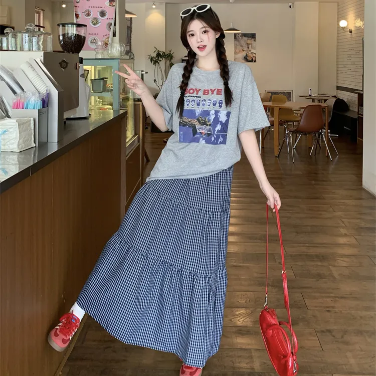 PAVEA Two Piece Skirt Sets Women's-3