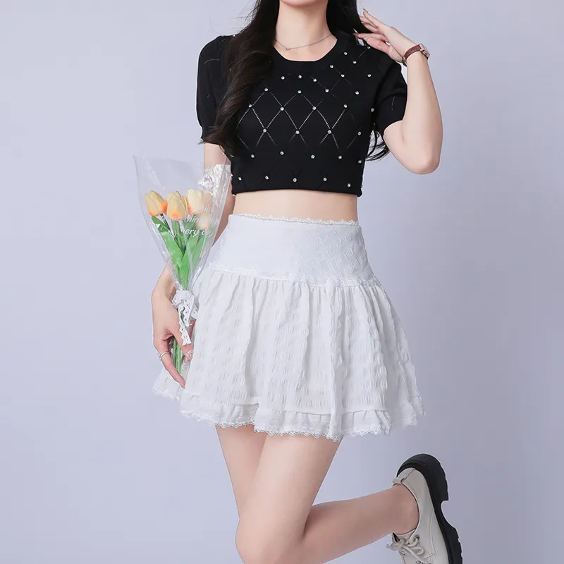 PAVEA Casual Short Skirts Women's-3