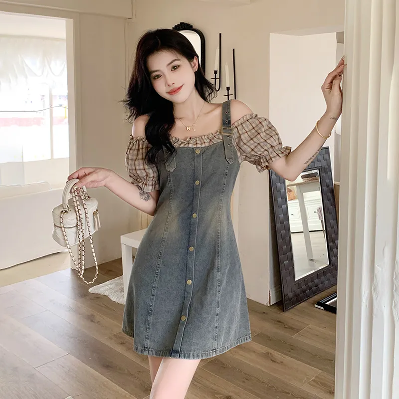 PAVEA Short Sleeved Dress Women's Image Color+Hair Tie Included-2