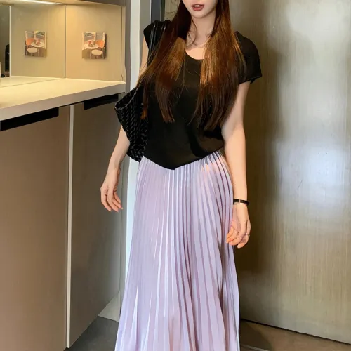 / Two Piece Skirt Sets Women's Two Piece Set+Hair Tie Includes
