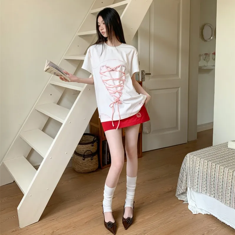 PAVEA Regular T Shirt Women's White-4
