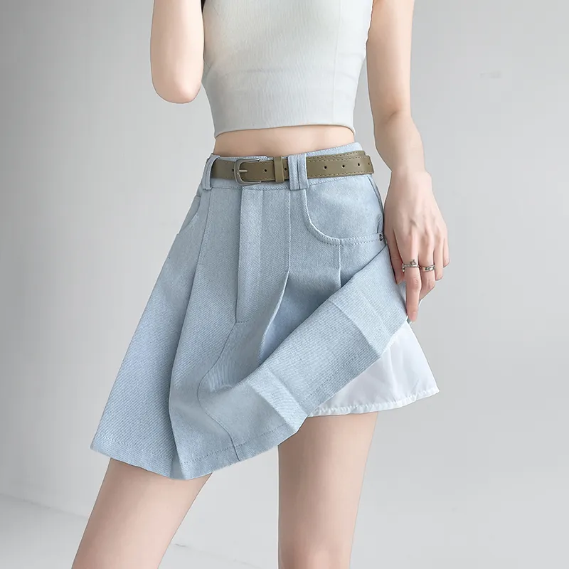 PAVEA Casual Short Skirts Women's-3