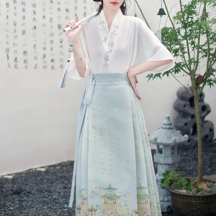 PAVEA Two Piece Skirt Sets Women's-6