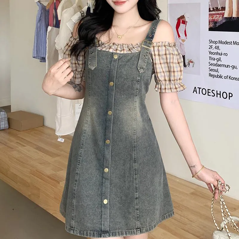 PAVEA Short Sleeved Dress Women's Image Color+Hair Tie Included-6