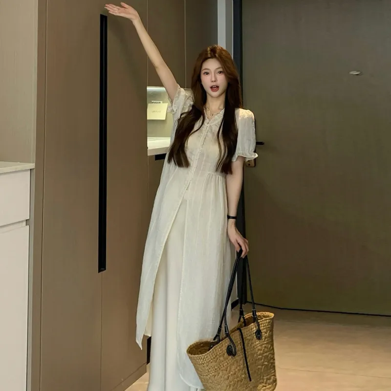 PAVEA Two Piece Skirt Sets Women's Two Piece Set+Hair Tie Includes-3
