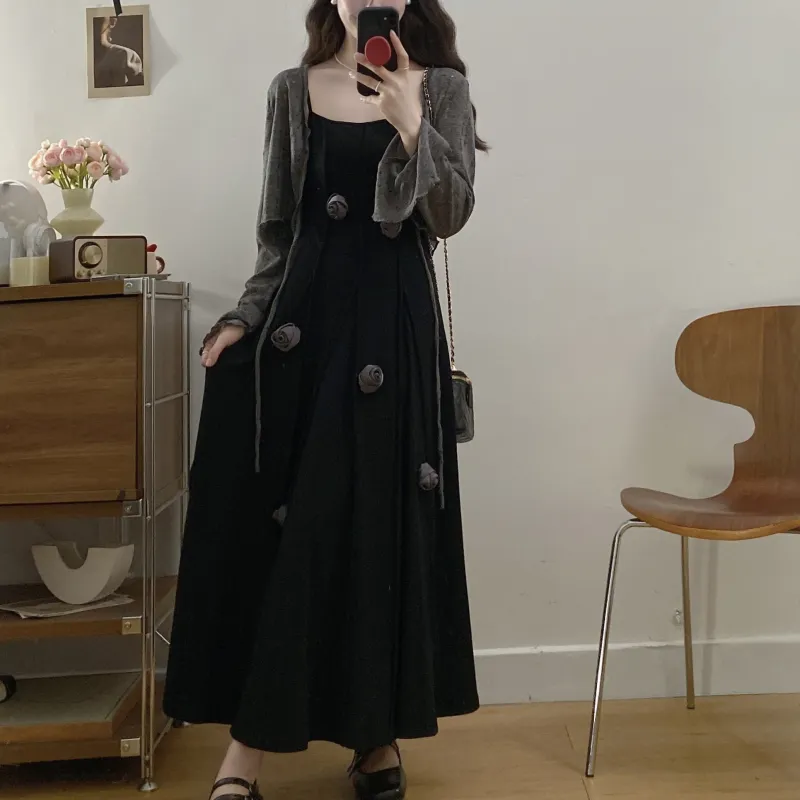 PAVEA Two Piece Skirt Sets Women's-4