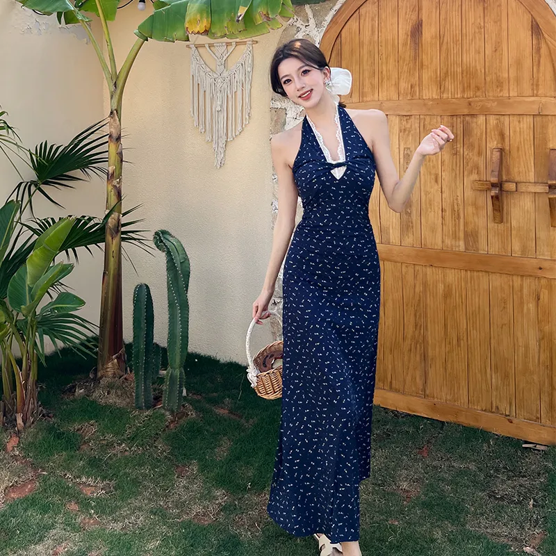 PAVEA Dress Women's Blue+Hair Tie Comes With-6