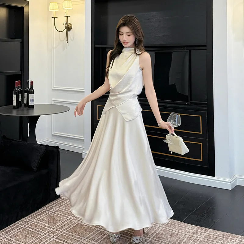 PAVEA Two Piece Skirt Sets Women's-3