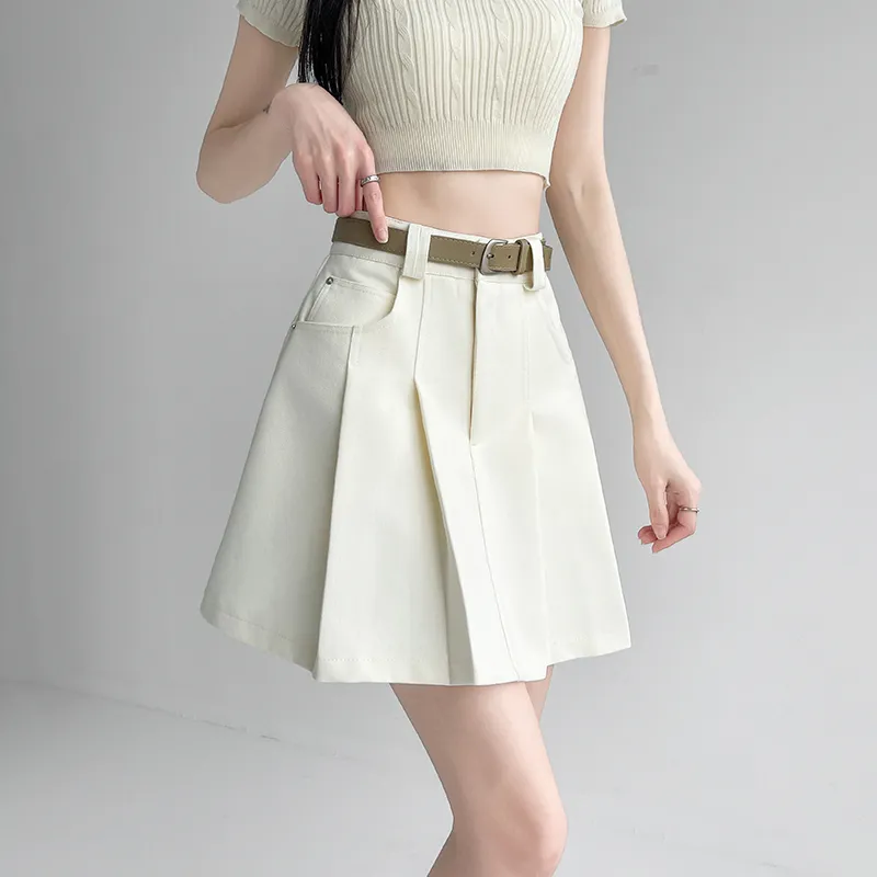 PAVEA Casual Short Skirts Women's-15