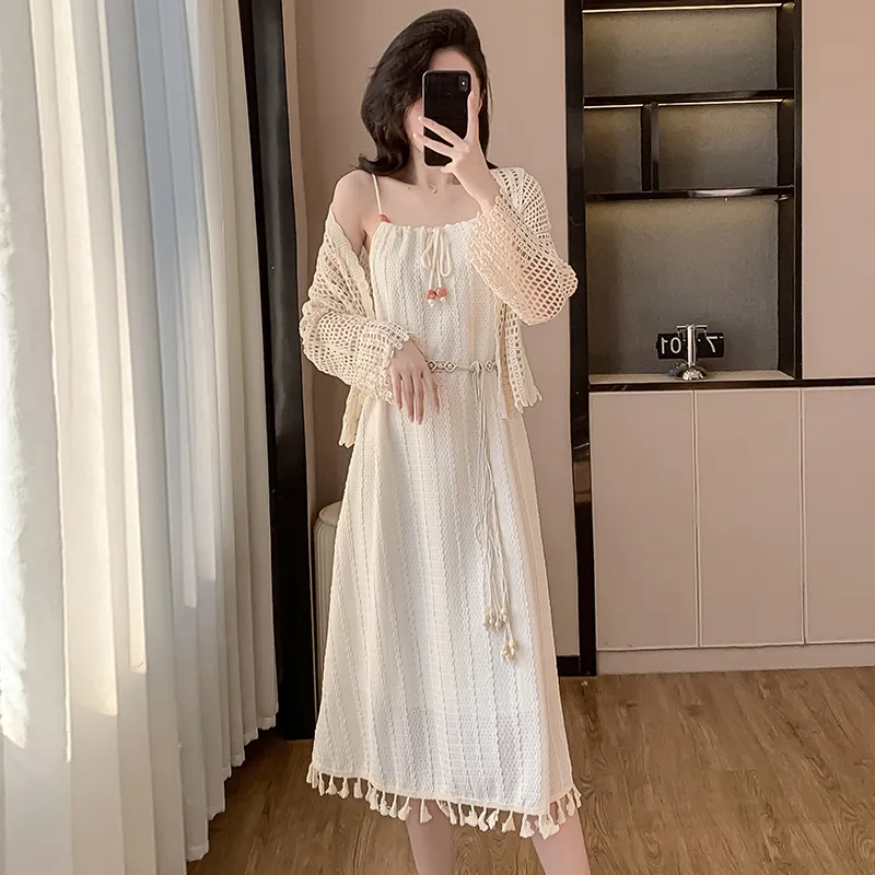 PAVEA Two Piece Skirt Sets Women's-2