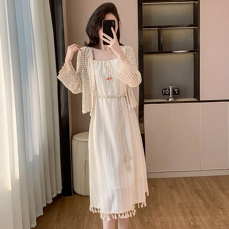 PAVEA Two Piece Skirt Sets Women's-5
