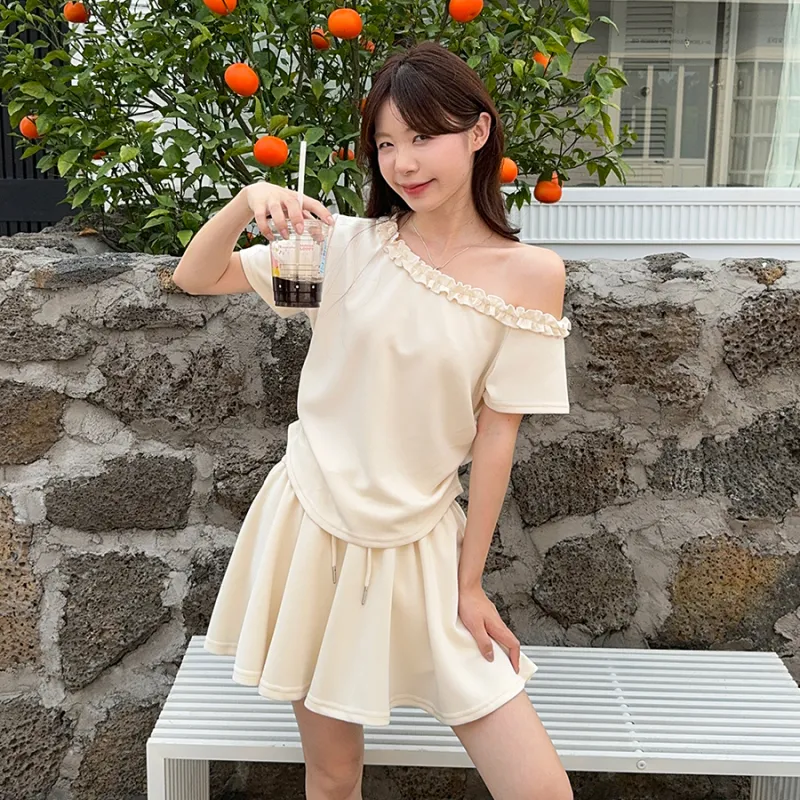PAVEA Two Piece Skirt Sets Women's-6