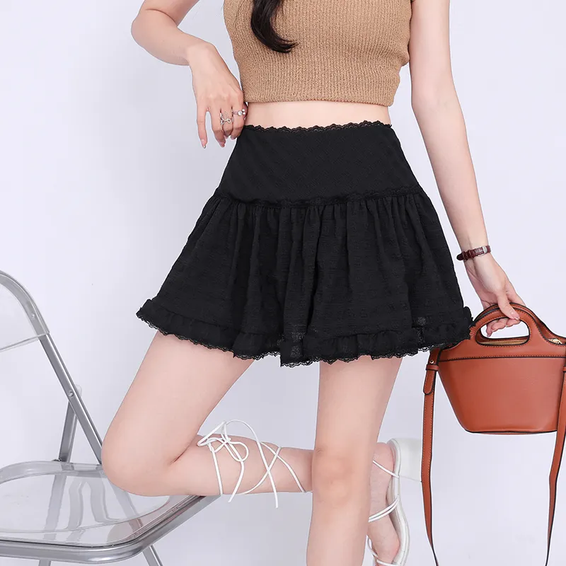 PAVEA Casual Short Skirts Women's-5