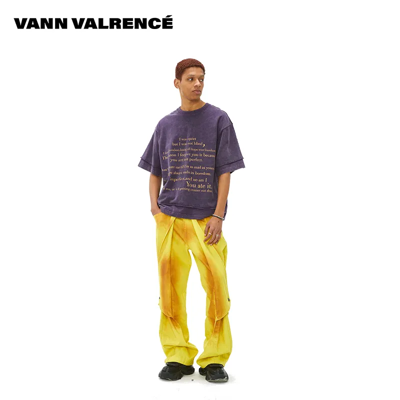 VANN VALRENCÉ T Shirts Unisex Dark Purple-5