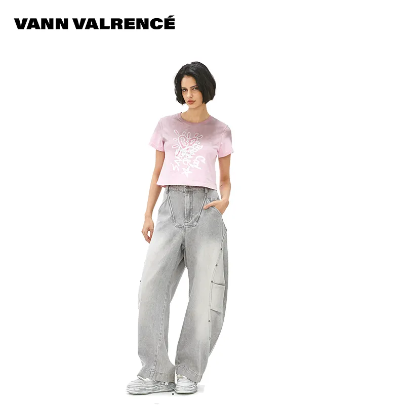 VANN VALRENCÉ T Shirts Women's Pink-3