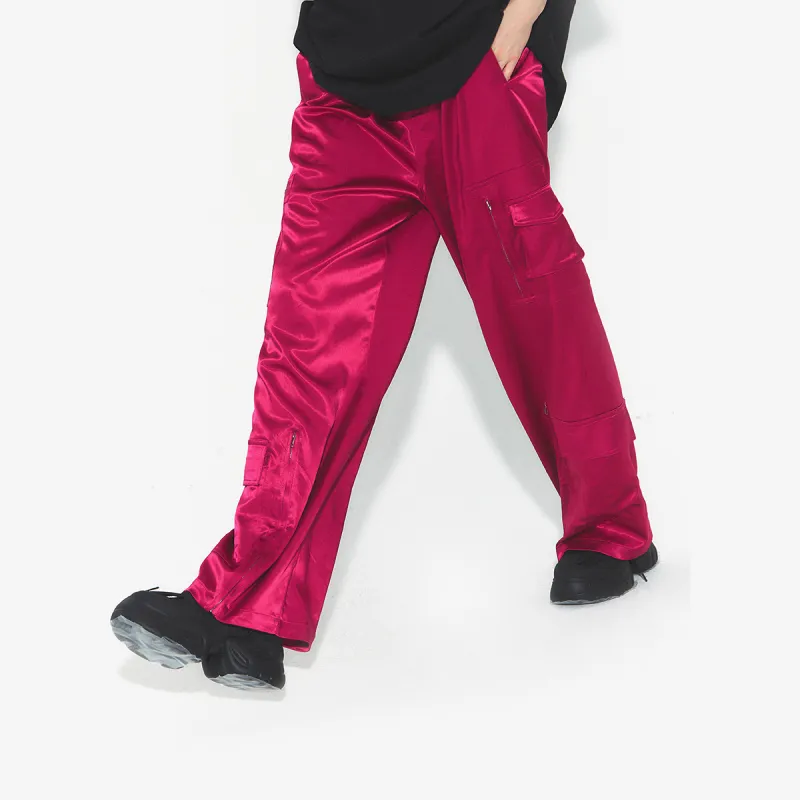 VANN VALRENCÉ Suit Trouser Unisex Fuchsia-4