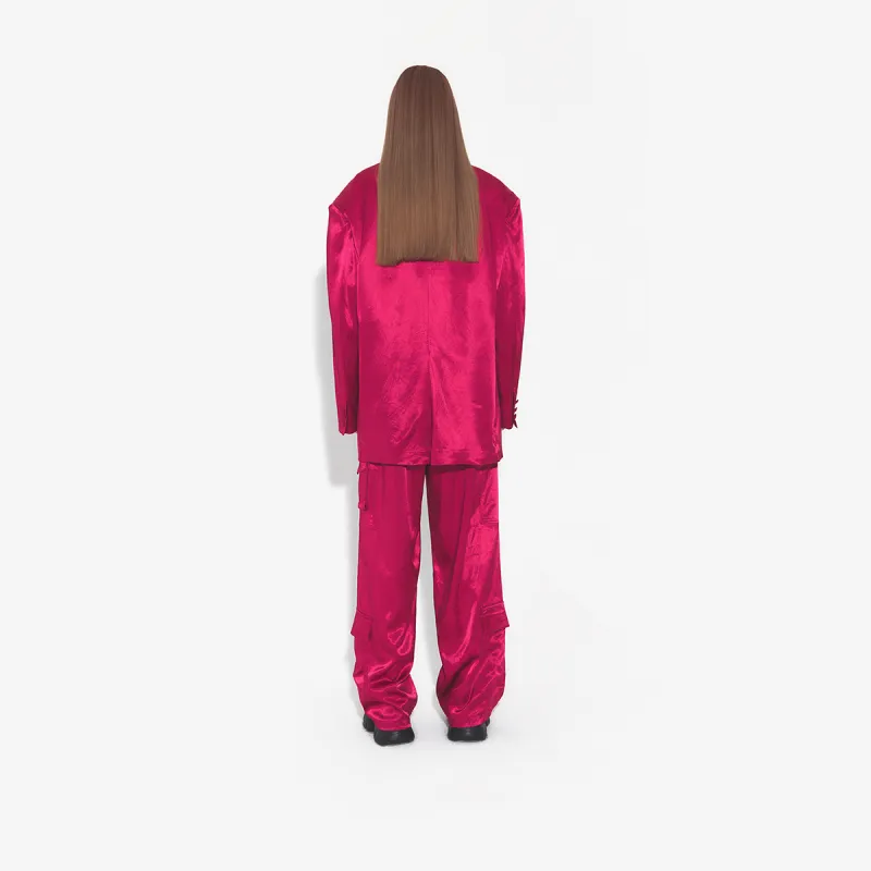 VANN VALRENCÉ Business Suit Unisex Fuchsia-2