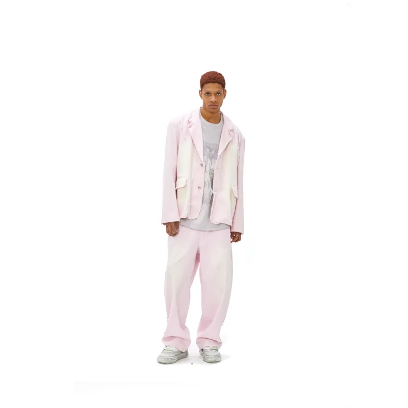 VANN VALRENCÉ Business Suit Unisex Light Pink-4