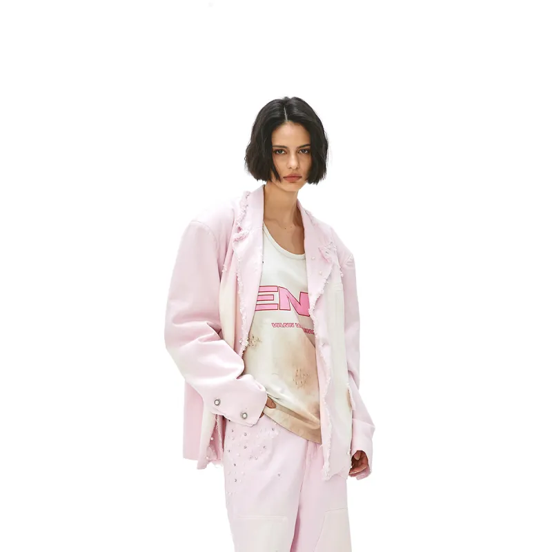 VANN VALRENCÉ Business Suit Unisex Light Pink-3