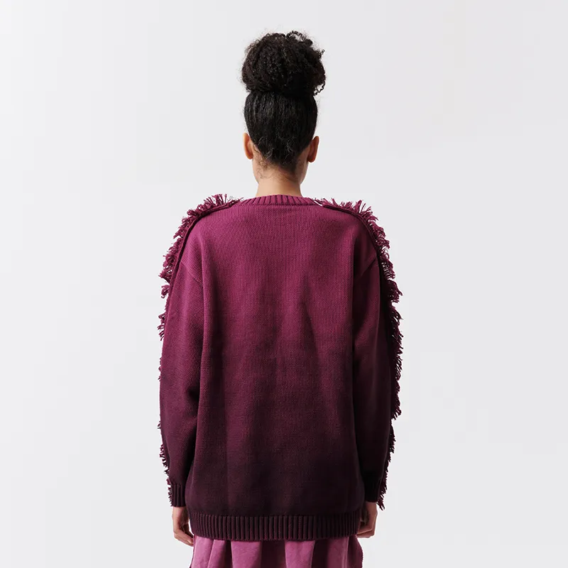 VANN VALRENCÉ Sweaters Unisex Berry Purple-3