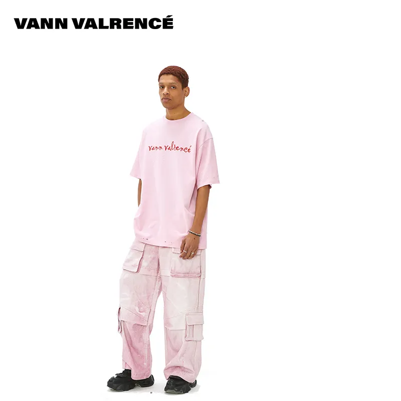 VANN VALRENCÉ T Shirts Unisex Pink-3