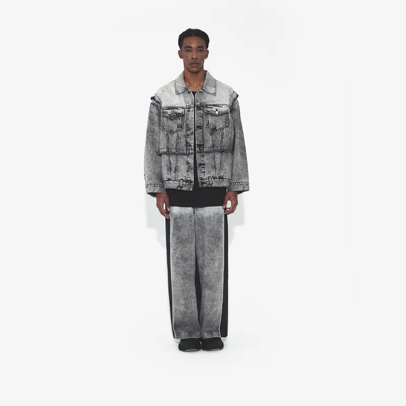 VANN VALRENCÉ Denim Jacket Unisex Mountain Lime-2