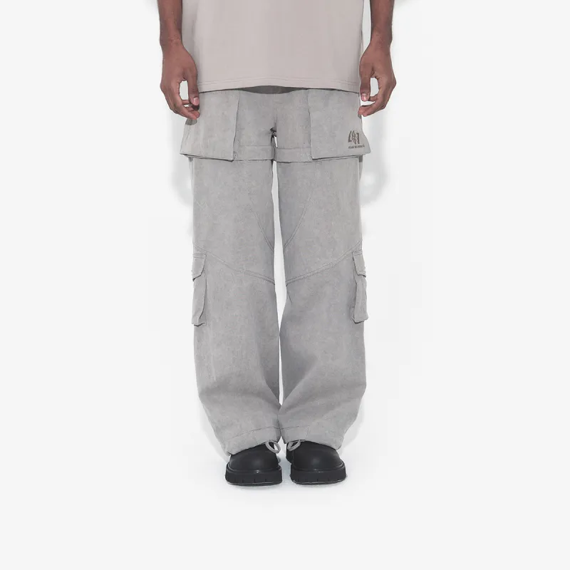 VANN VALRENCÉ Cargo Pants Unisex Mountain Lime-4