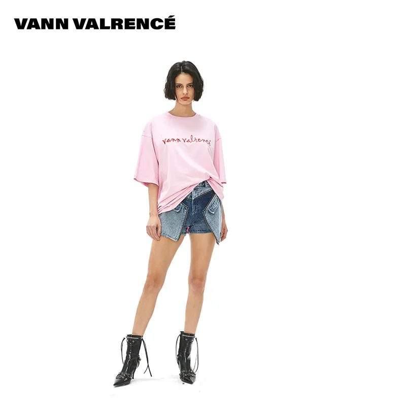 VANN VALRENCÉ T Shirts Unisex Pink-2