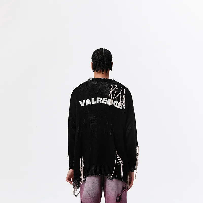 VANN VALRENCÉ Sweaters Unisex Faded Black-2