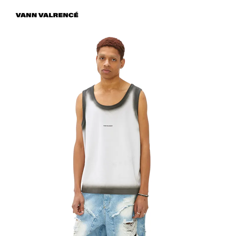 VANN VALRENCÉ Tank Tops Unisex Light Gray-2