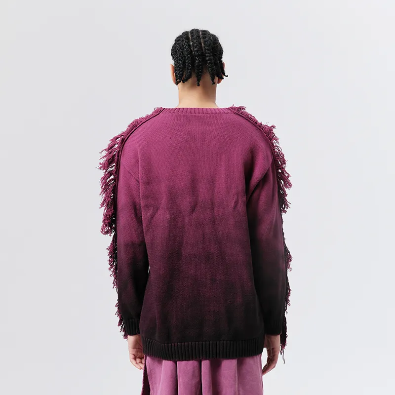 VANN VALRENCÉ Sweaters Unisex Berry Purple-2