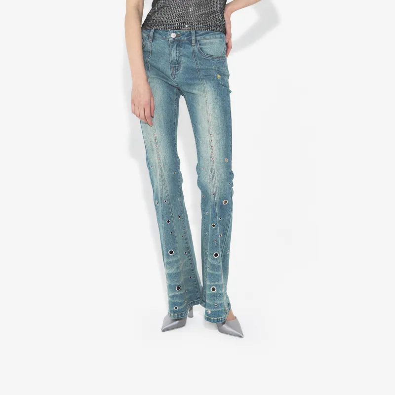 VANN VALRENCÉ Jeans Women's Denim Blue-4