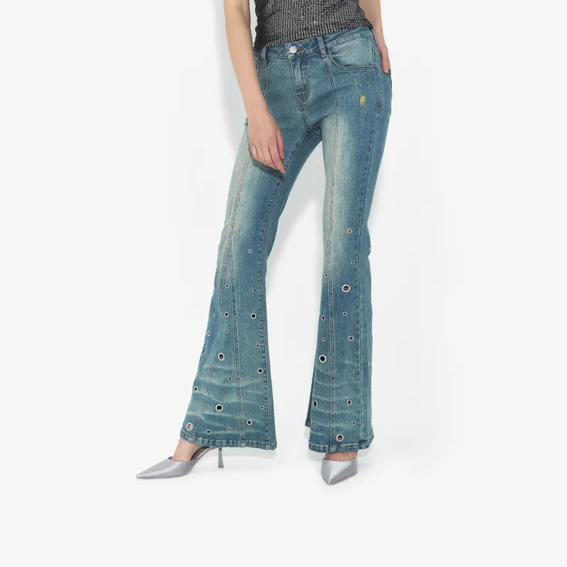 VANN VALRENCÉ Jeans Women's Denim Blue-5