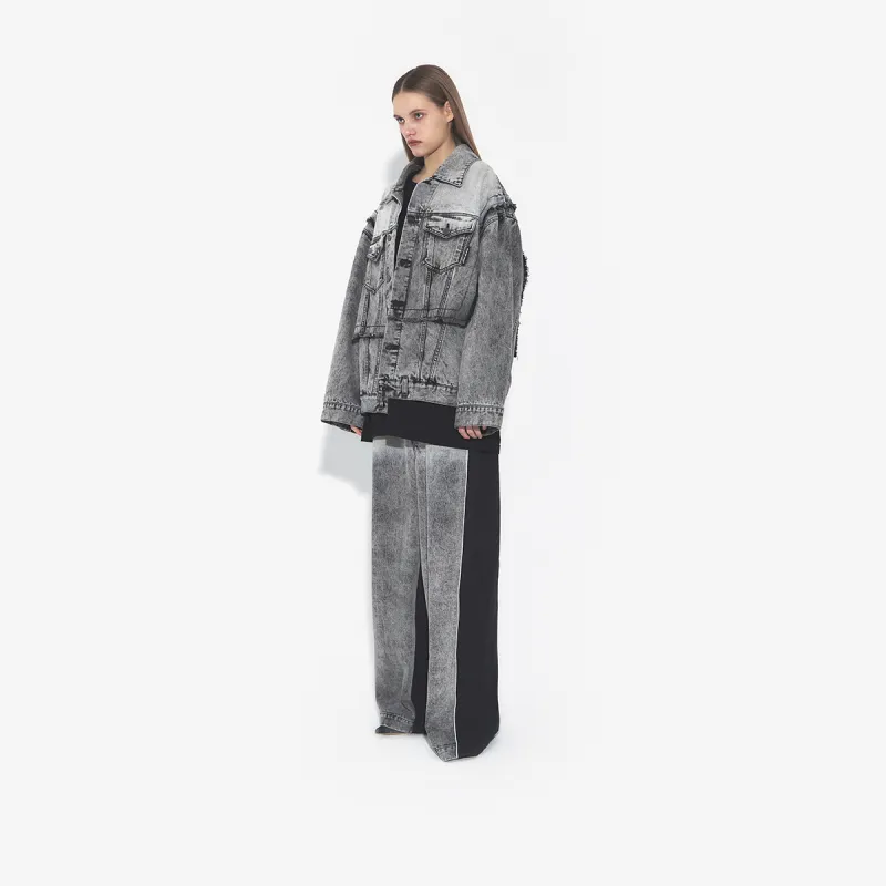 VANN VALRENCÉ Denim Jacket Unisex Mountain Lime-6
