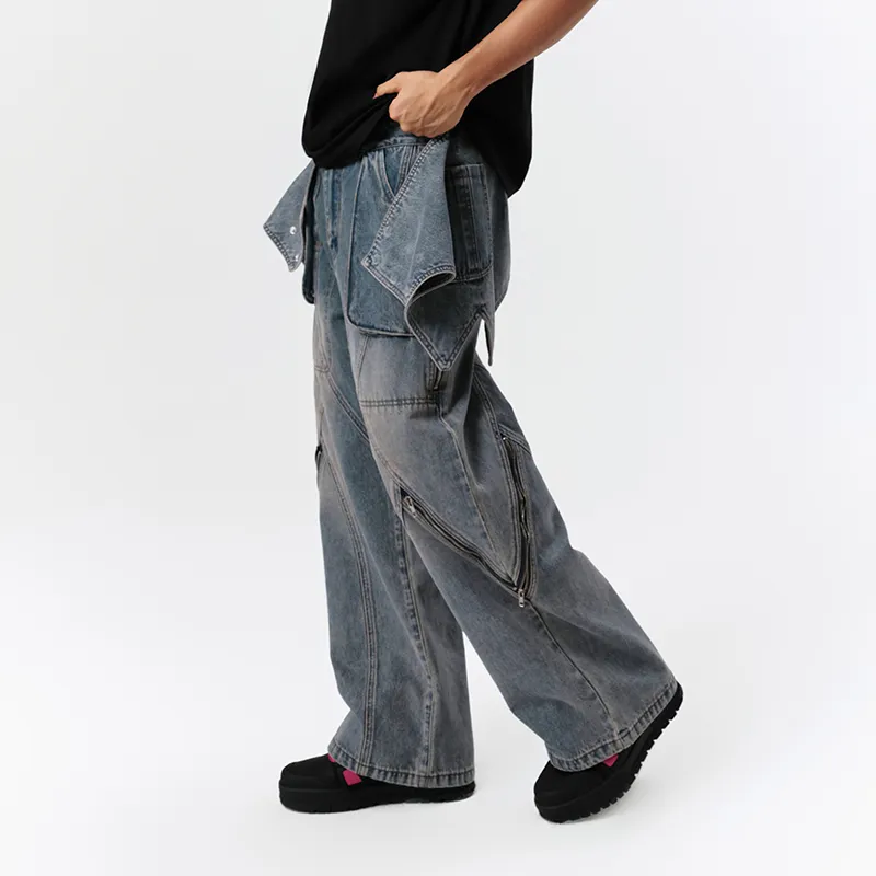 VANN VALRENCÉ Jeans Unisex Denim Blue-5