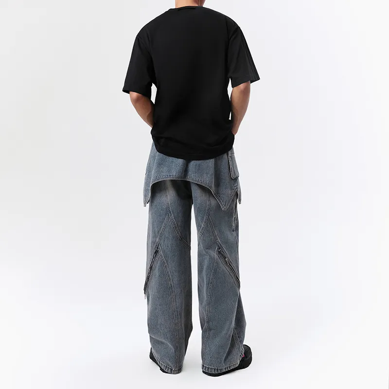 VANN VALRENCÉ Jeans Unisex Denim Blue-3