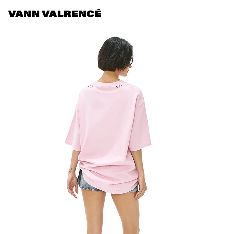 VANN VALRENCÉ T Shirts Unisex Pink-4