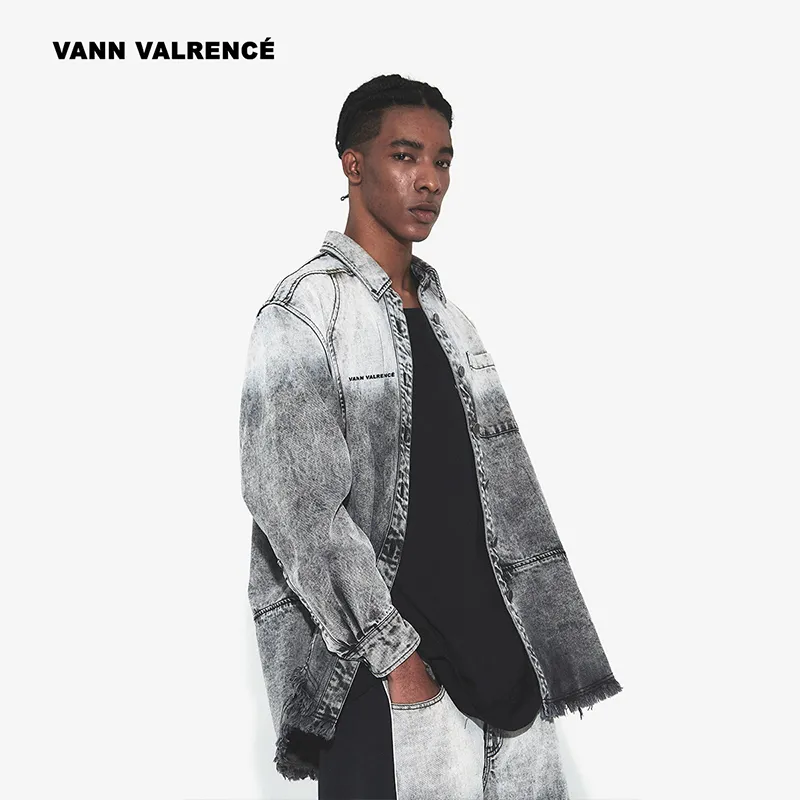 VANN VALRENCÉ Denim Jacket Unisex Mountain Lime-3